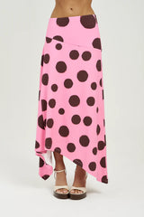 SUMMI SUMMI - FRENCHIE MIDI SKIRT - BIG DOTTY BID