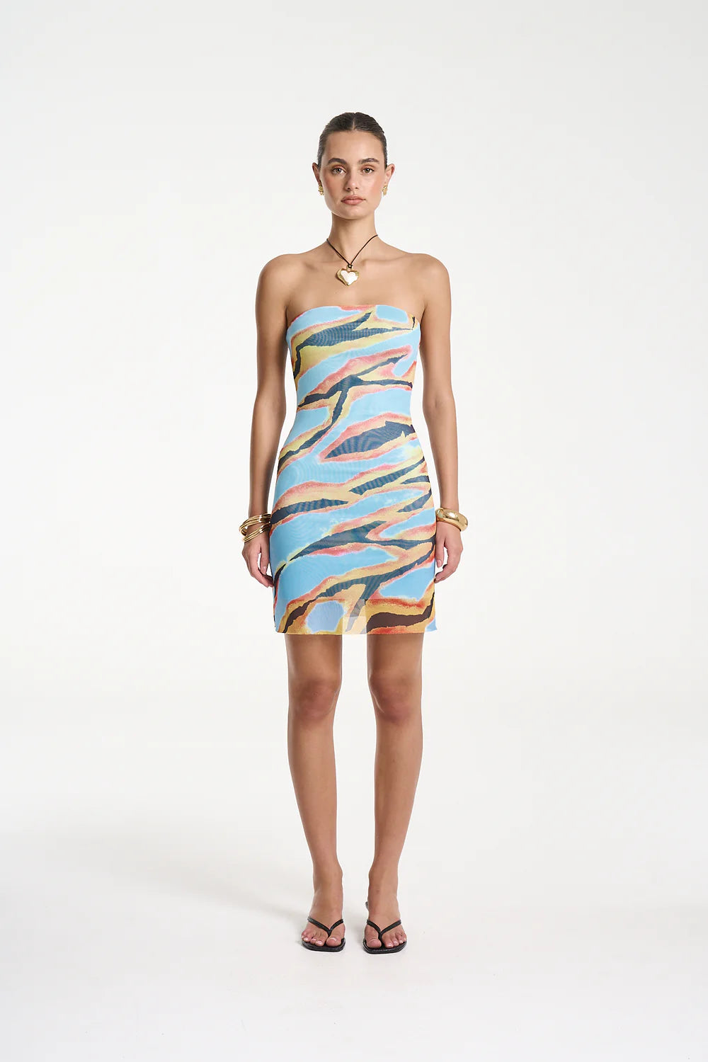 SUMMI SUMMI - STRAPLESS MESH MINI - ZANZIBAR