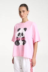 SUMMI SUMMI - BAND TEE - PINK PANDA