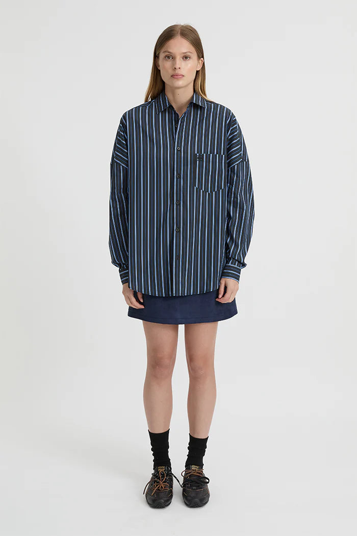 BLANCA - RENATA SHIRT - NAVY
