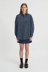 BLANCA - RENATA SHIRT - NAVY
