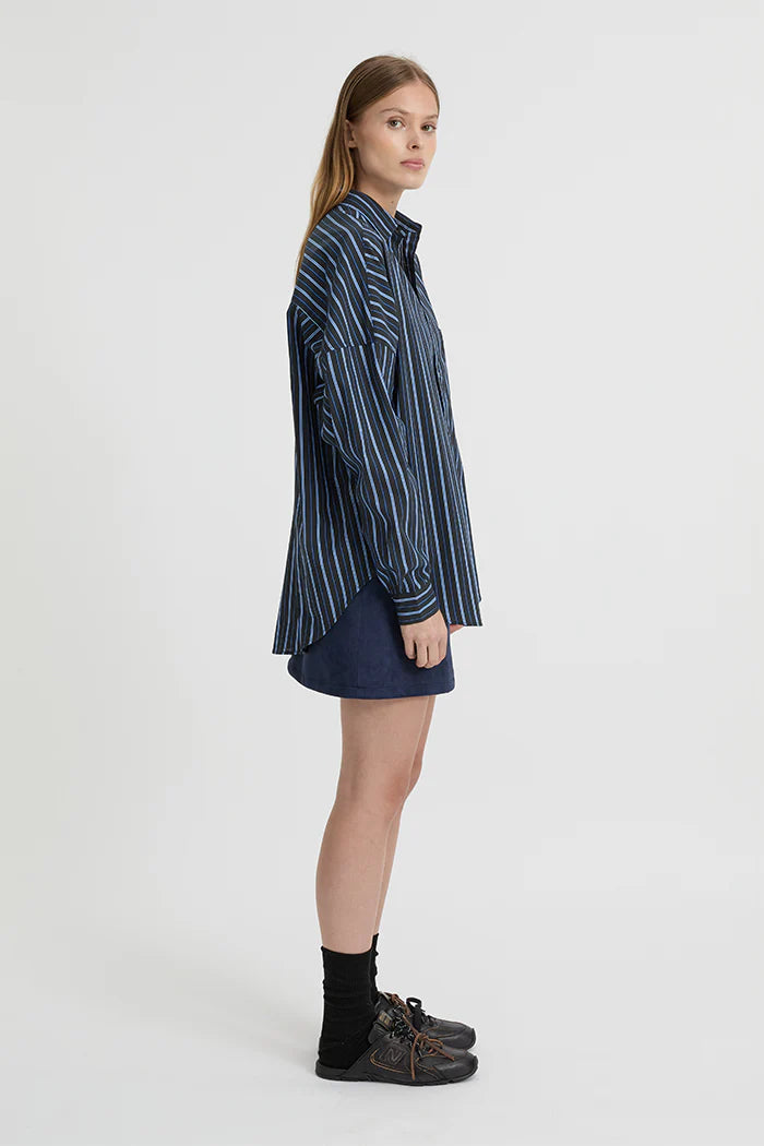 BLANCA - RENATA SHIRT - NAVY