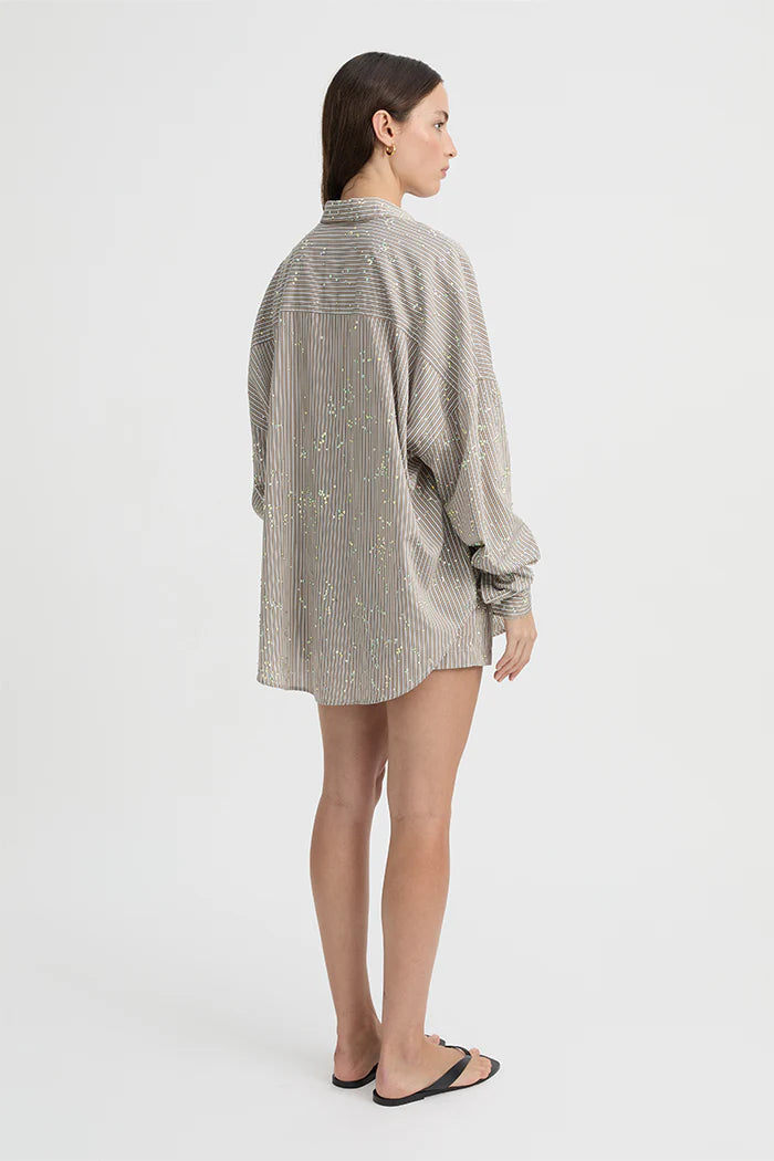 BLANCA - PIPER SHIRT - TAUPE