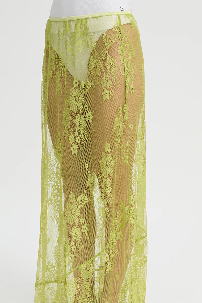 BLANCA - SADIE SKIRT - CHARTREUSE