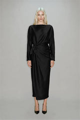 ATOIR - NOA MIDI DRESS - BLACK