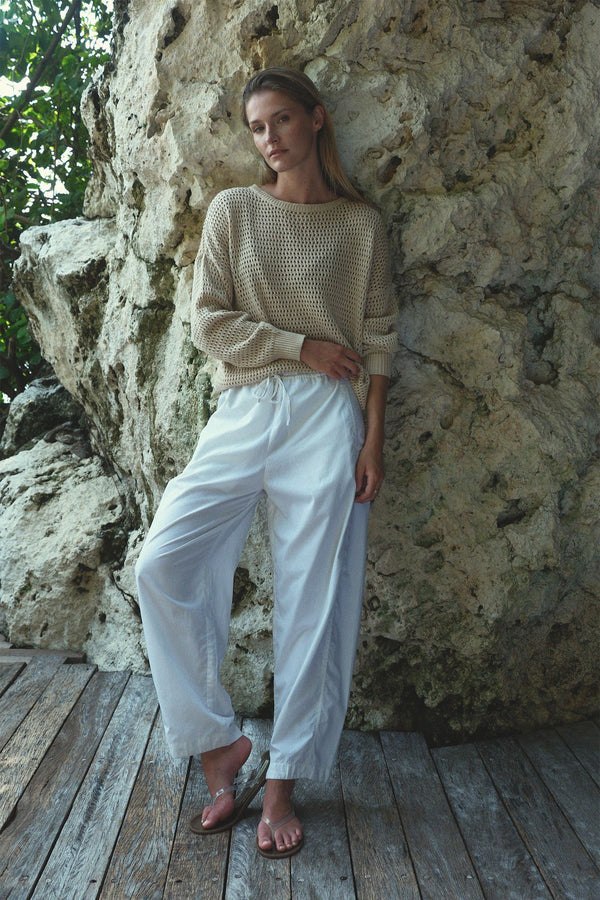 LILYA - COCONUT PANT - COCONUT IVORY