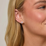 DOLCETTO DESIGNS -COMETA STAR STUD EARRINGS - LAVENDER