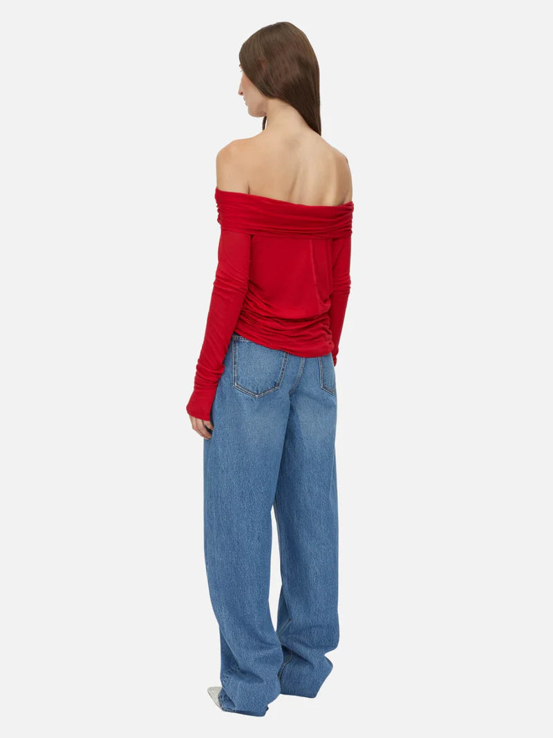 CAMILLA AND MARC - MARJORIE TOP - RUBY RED