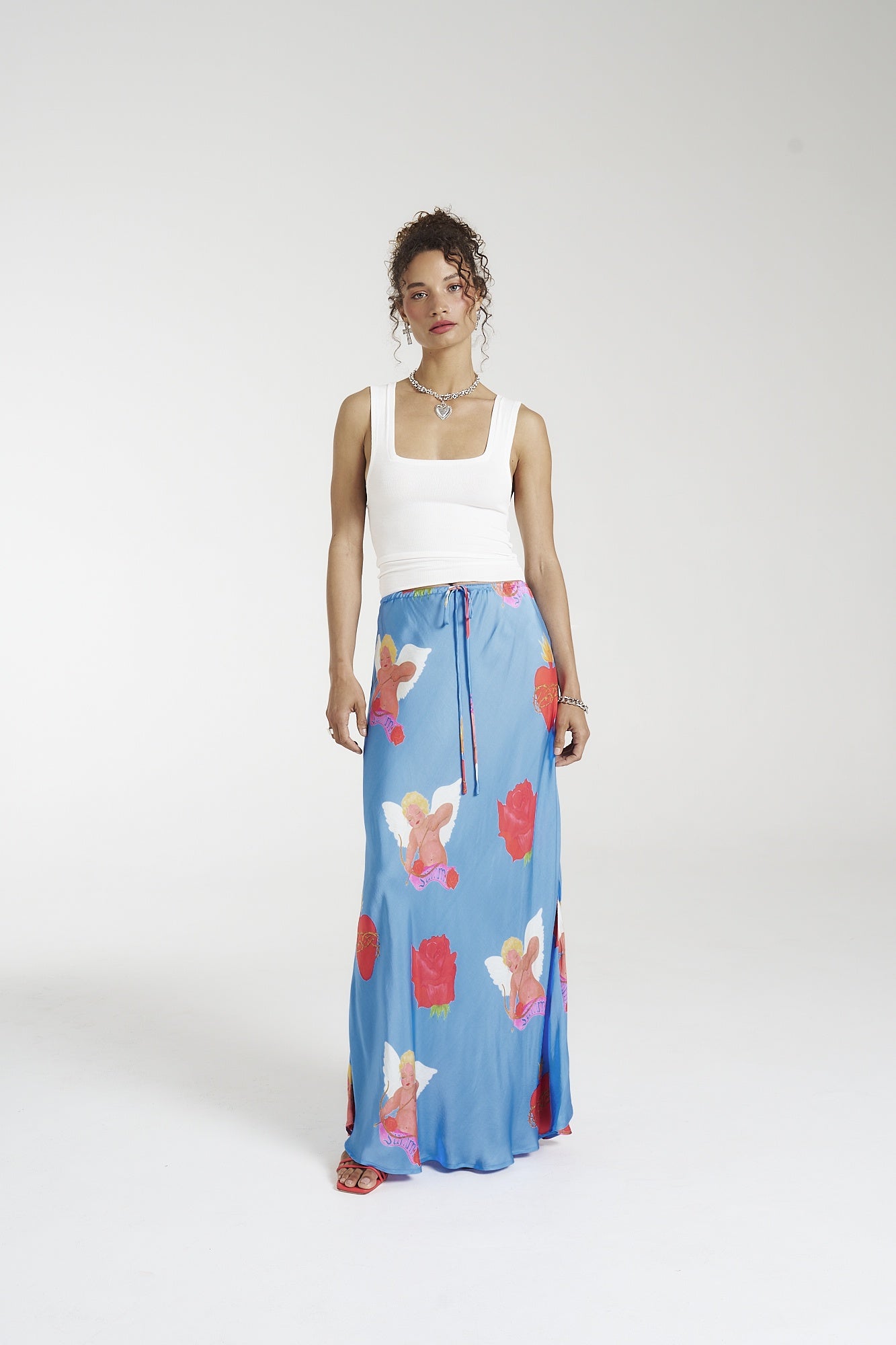 SUMMI SUMMI - MAXI BIAS SKIRT - CAPULET