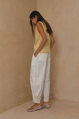 LILYA - UTILITY PANT - COCONUT IVORY