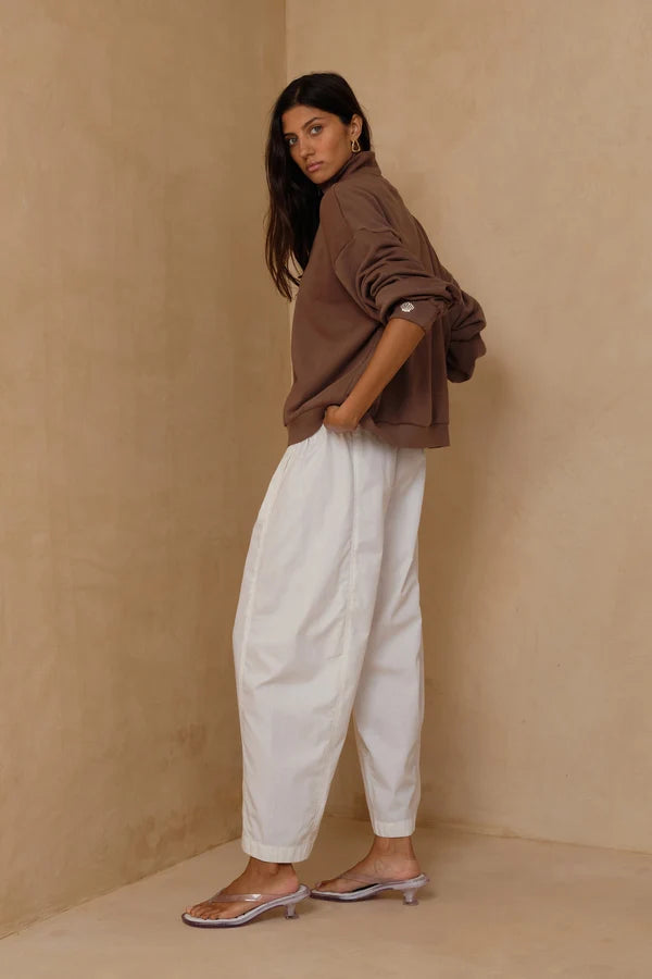 LILYA - COCONUT PANT - COCONUT IVORY