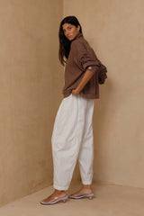 LILYA - COCONUT PANT - COCONUT IVORY