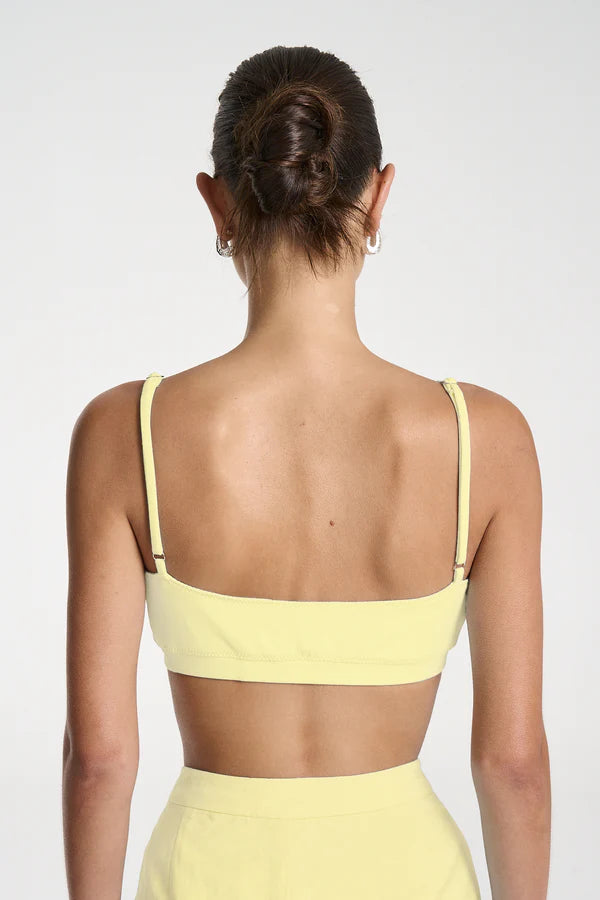 SUMMI SUMMI - SPORTS CROP - LEMON LEM