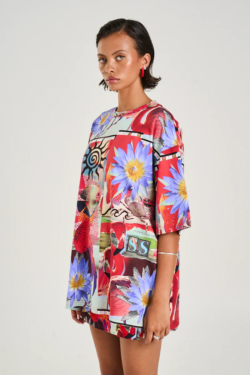 SUMMI SUMMI - OVERSIZE TEE - DAZED