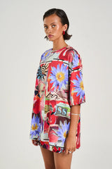 SUMMI SUMMI - OVERSIZE TEE - DAZED