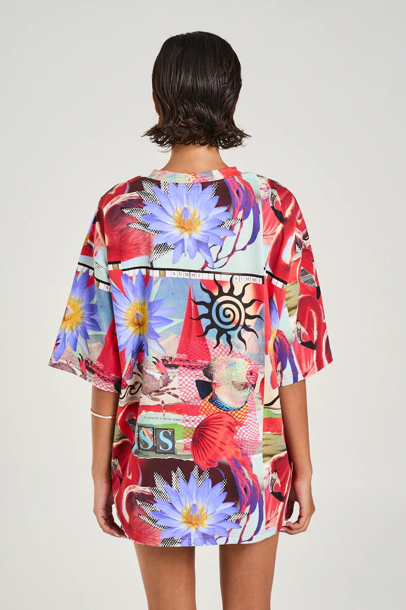 SUMMI SUMMI - OVERSIZE TEE - DAZED