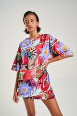 SUMMI SUMMI - OVERSIZE TEE - DAZED