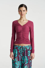 PRE-ORDER - SUMMI SUMMI - SIMONE LS TOP - FIG