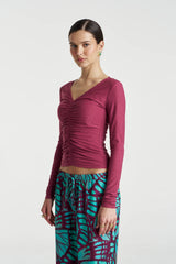 PRE-ORDER - SUMMI SUMMI - SIMONE LS TOP - FIG