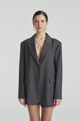 PRE ORDER - SUMMI SUMMI - OS BLAZER - GREY GLIMMER