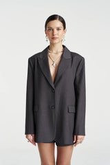 SUMMI SUMMI - OS BLAZER - GREY GLIMMER