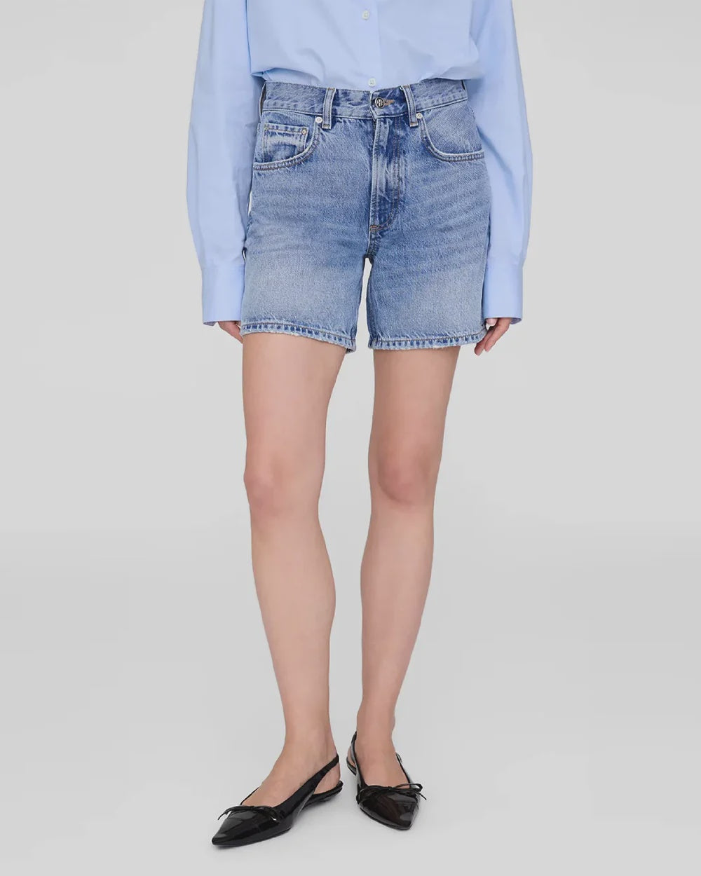 ANINE BING - HEATH SHORT - CAPSIAN BLUE