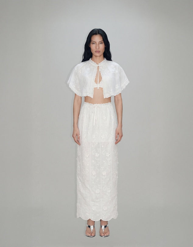 ATOIR - MARJORIE SKIRT - IVORY