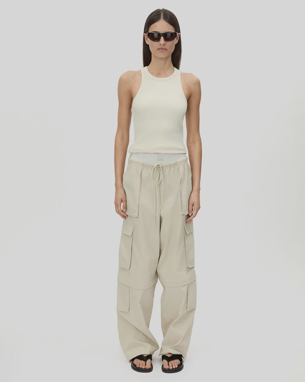 CAMILLA AND MARC - SORAYA CARGO PANTS - STONE