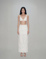 ATOIR - MARJORIE CAPE & BRALETTE - IVORY