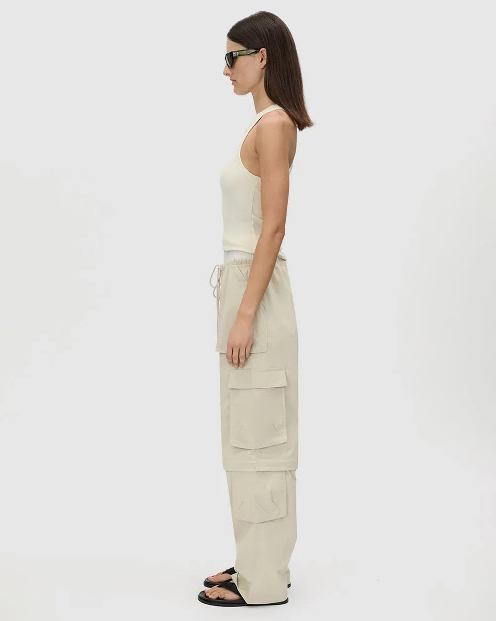 CAMILLA AND MARC - SORAYA CARGO PANTS - STONE