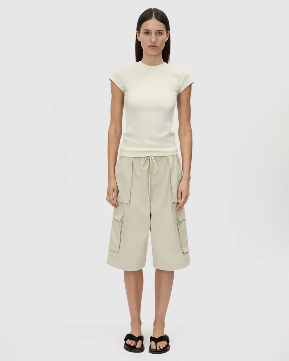 CAMILLA AND MARC - SORAYA CARGO PANTS - STONE