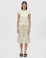 CAMILLA AND MARC - SORAYA CARGO PANTS - STONE