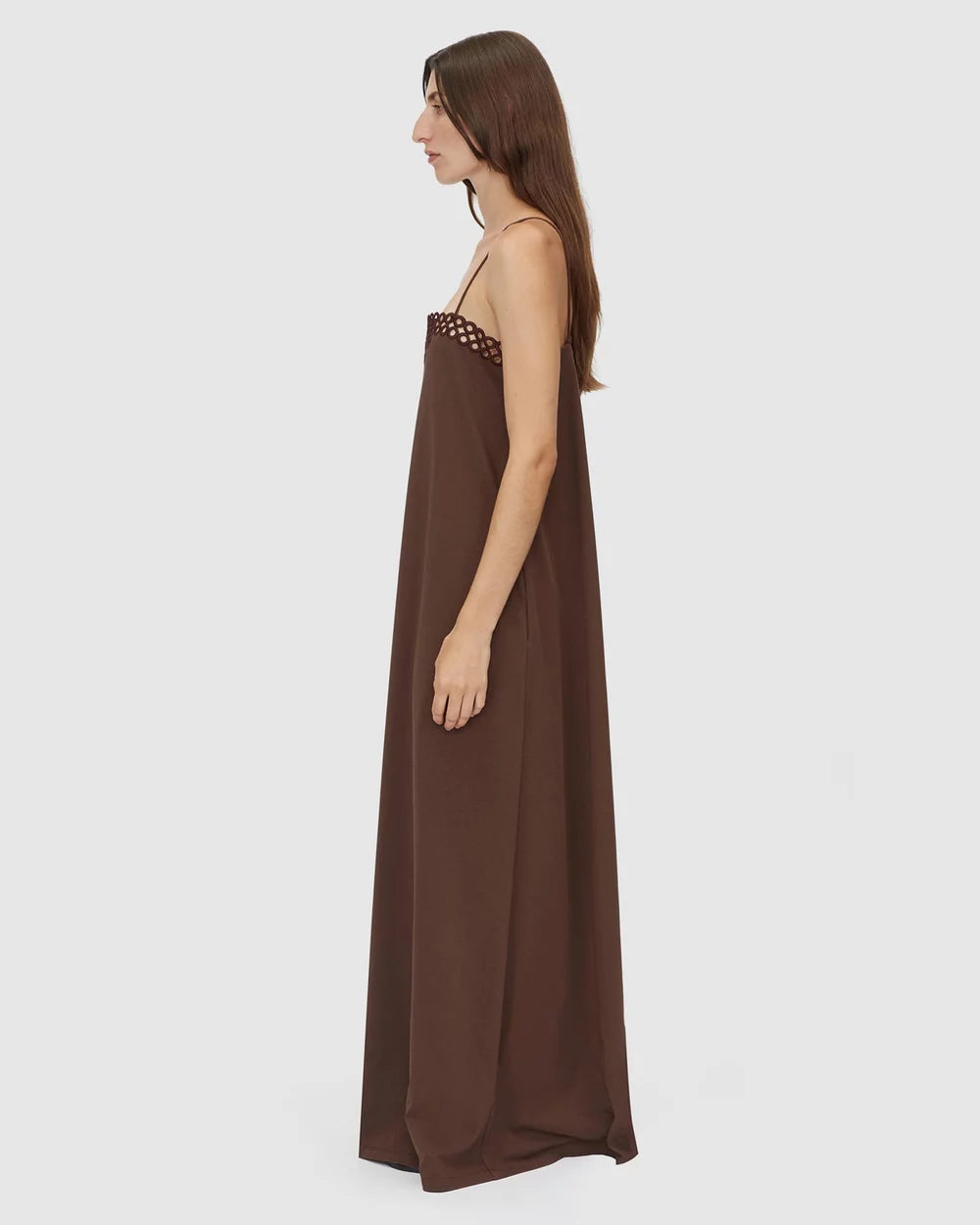 CAMILLA AND MARC - LOLANI MAXI DRESS - CHOCOLATE
