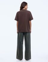 ENA PELLY - LEXI LOGO TEE - MOCHA