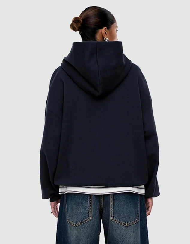 ENA PELLY - CASSIE OVERSIZED HOODIE - WASHED MIDNIGHT