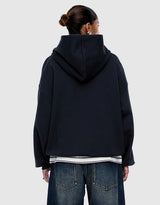 ENA PELLY - CASSIE OVERSIZED HOODIE - WASHED MIDNIGHT