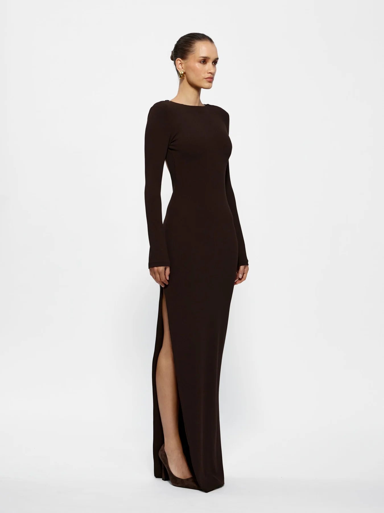 EFFIE KATS - INDIE GOWN - COFFEE