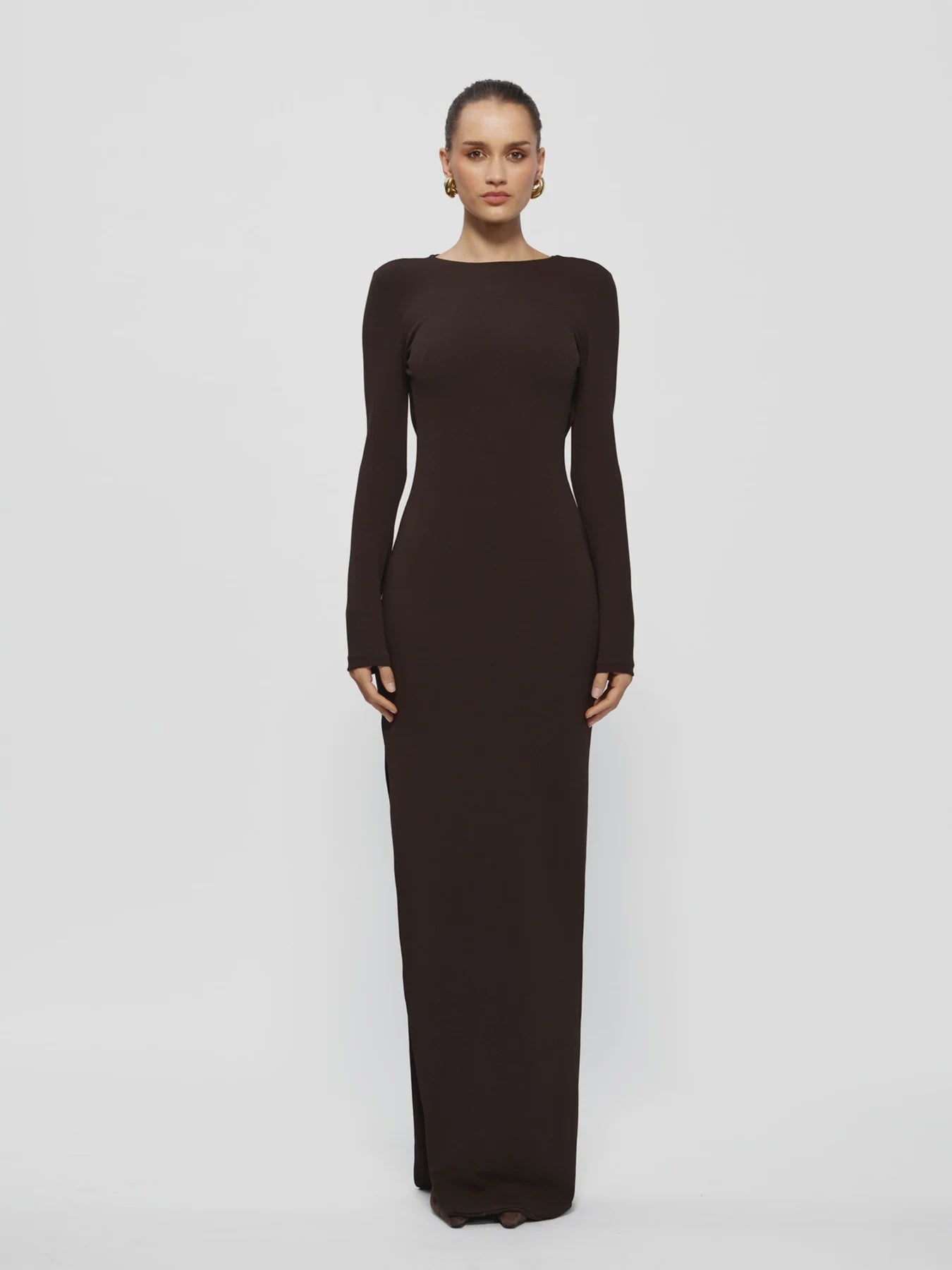 EFFIE KATS - INDIE GOWN - COFFEE