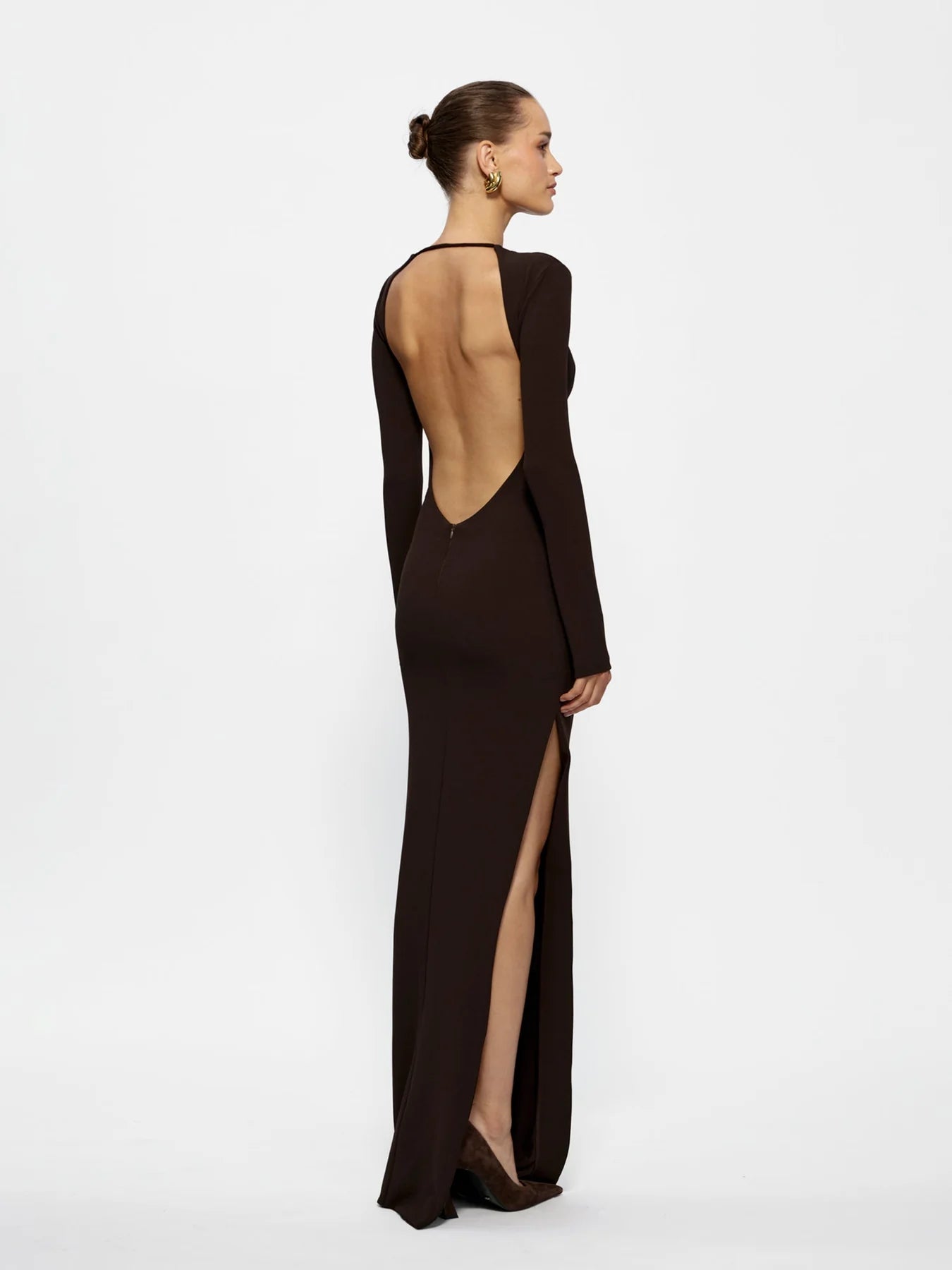 EFFIE KATS - INDIE GOWN - COFFEE
