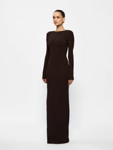 EFFIE KATS - INDIE GOWN - COFFEE