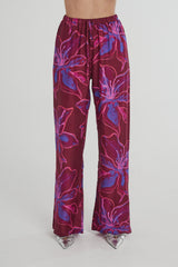 SUMMI SUMMI - RELAXED DRAWSTRING PANT - JAM LILY