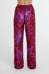 SUMMI SUMMI - RELAXED DRAWSTRING PANT - JAM LILY