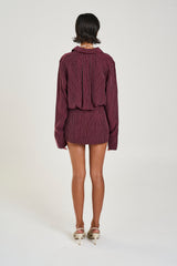 SUMMI SUMMI - BUTTON UP DRESS - KINA PINSTRIPE