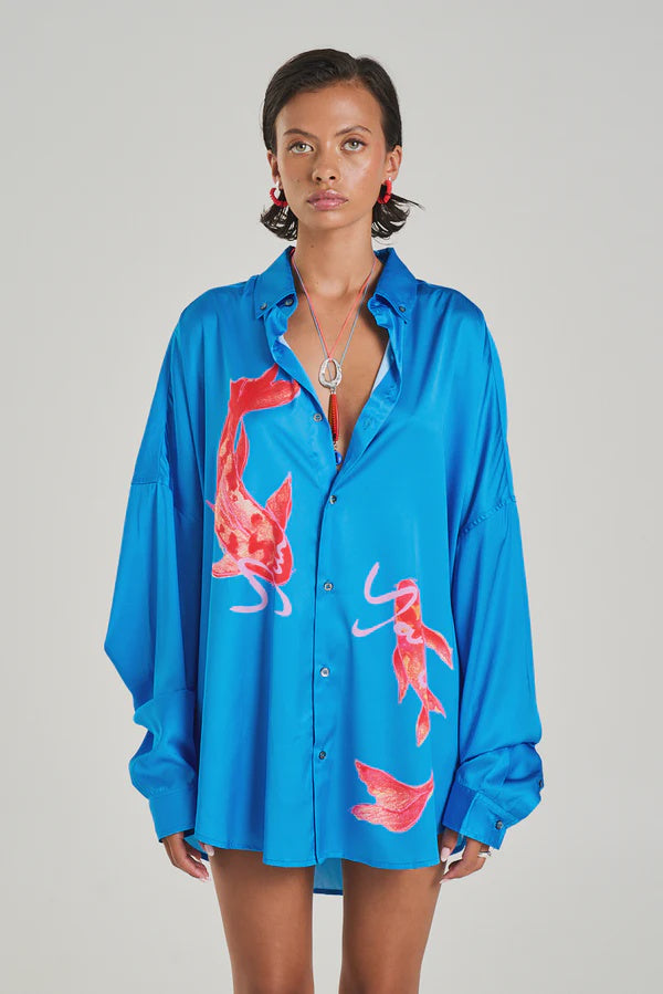 SUMMI SUMMI - LS OS SHIRT - KOI