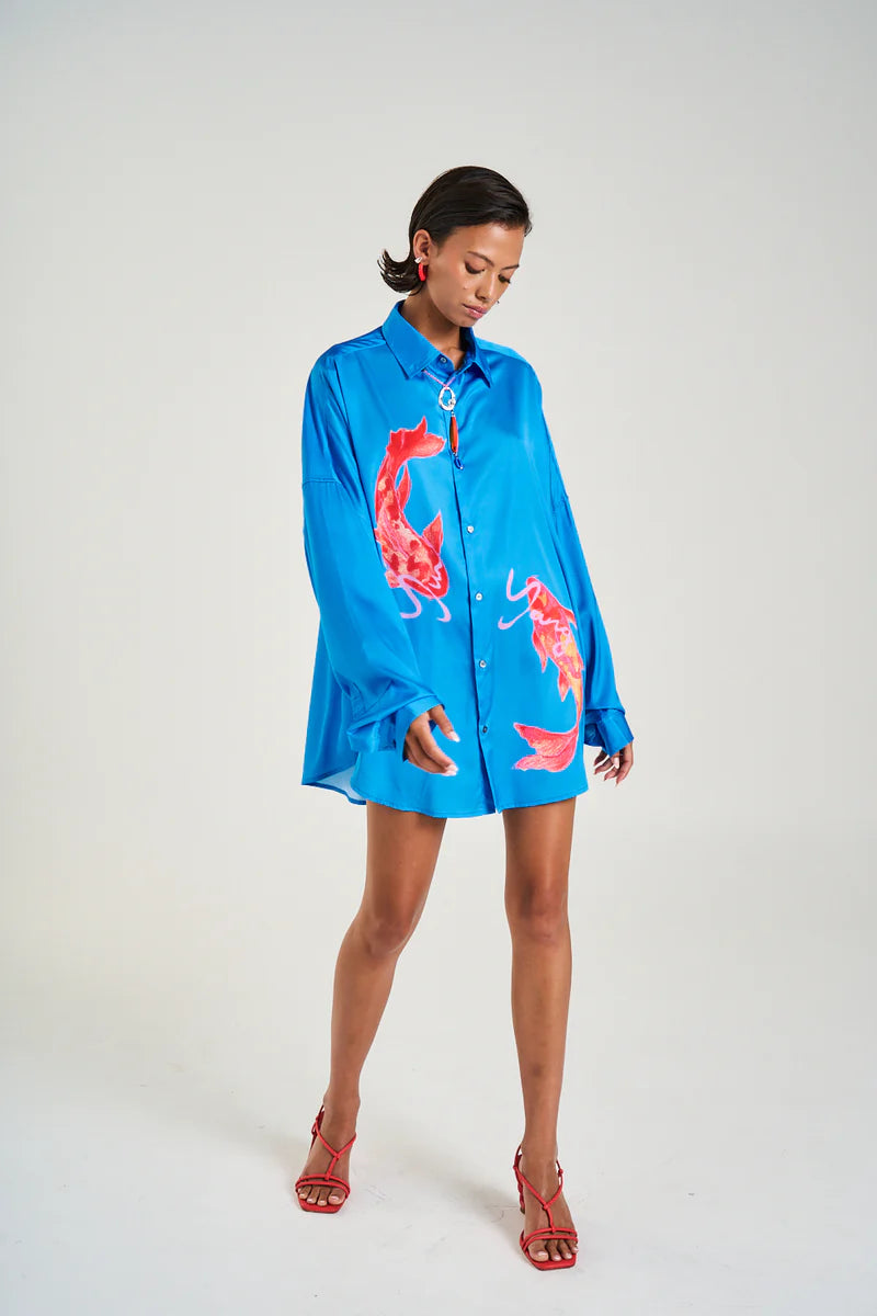 SUMMI SUMMI - LS OS SHIRT - KOI