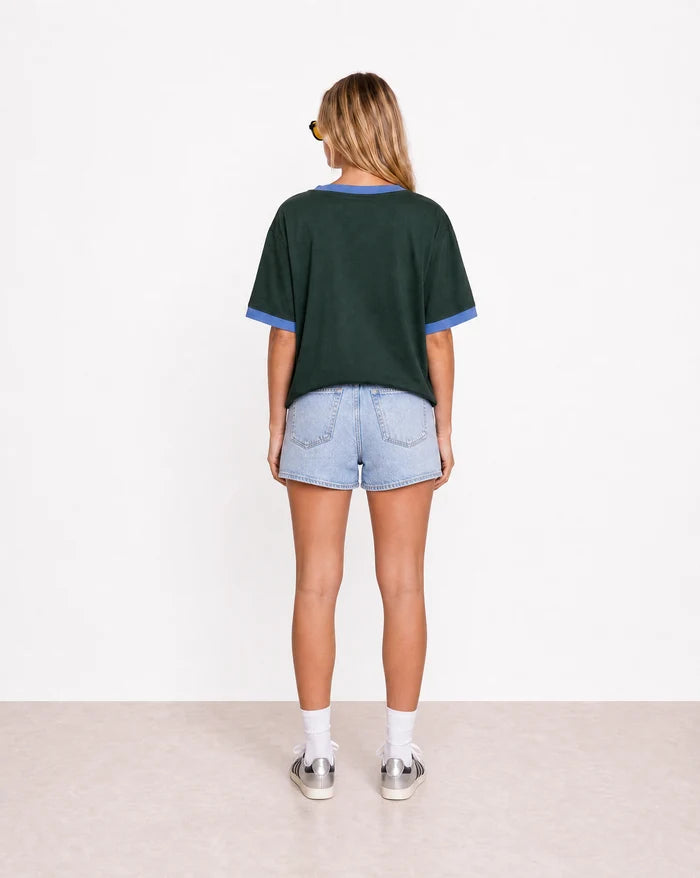 PRE ORDER - RAEF THE LABEL - KYA V NECK TEE - PINE