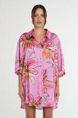 SUMMI SUMMI - BIG SHIRT - LILAC LILY LIL