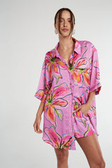 SUMMI SUMMI - BIG SHIRT - LILAC LILY LIL