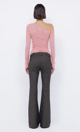 BEC & BRIDGE - LIV LONG SLEEVE TOP - PINK SHERBIT