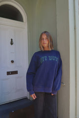 RAEF - MACI RELAXED SWEATER - CLASSIC BLUE